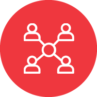 Challenge Icon with Four People